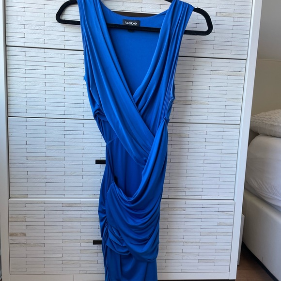 Bebe Royal Blue Dress Size S - Picture 1 of 4